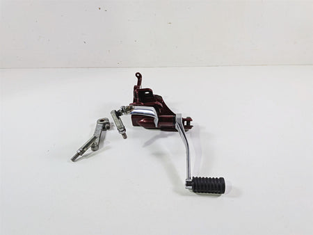 2009 Harley FXCWC Softail Rocker Left Front Footpeg Mount & Shifter 33751-08COZ {{ shop.shopifyCountryName }} - Mototech271