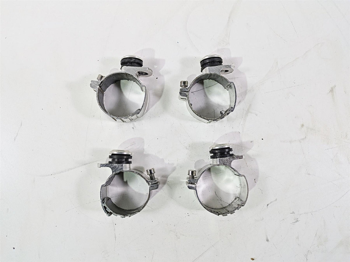 2017 Harley Dyna FXDB Street Bob Windshield Wind Shield Screen Clamps Mount Set {{ shop.shopifyCountryName }} - Mototech271
