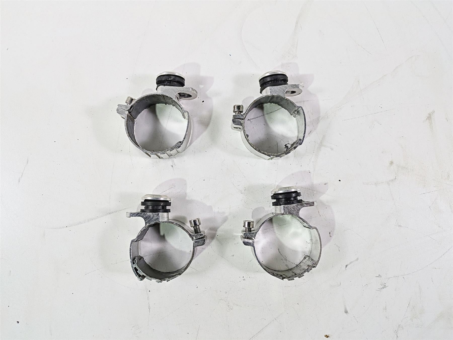 2017 Harley Dyna FXDB Street Bob Windshield Wind Shield Screen Clamps Mount Set {{ shop.shopifyCountryName }} - Mototech271