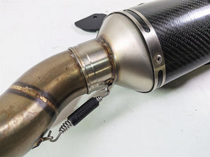 2013 Ducati Hypermotard 821 SP Arrow Exhaust Carbon Slip On Muffler 71806MK