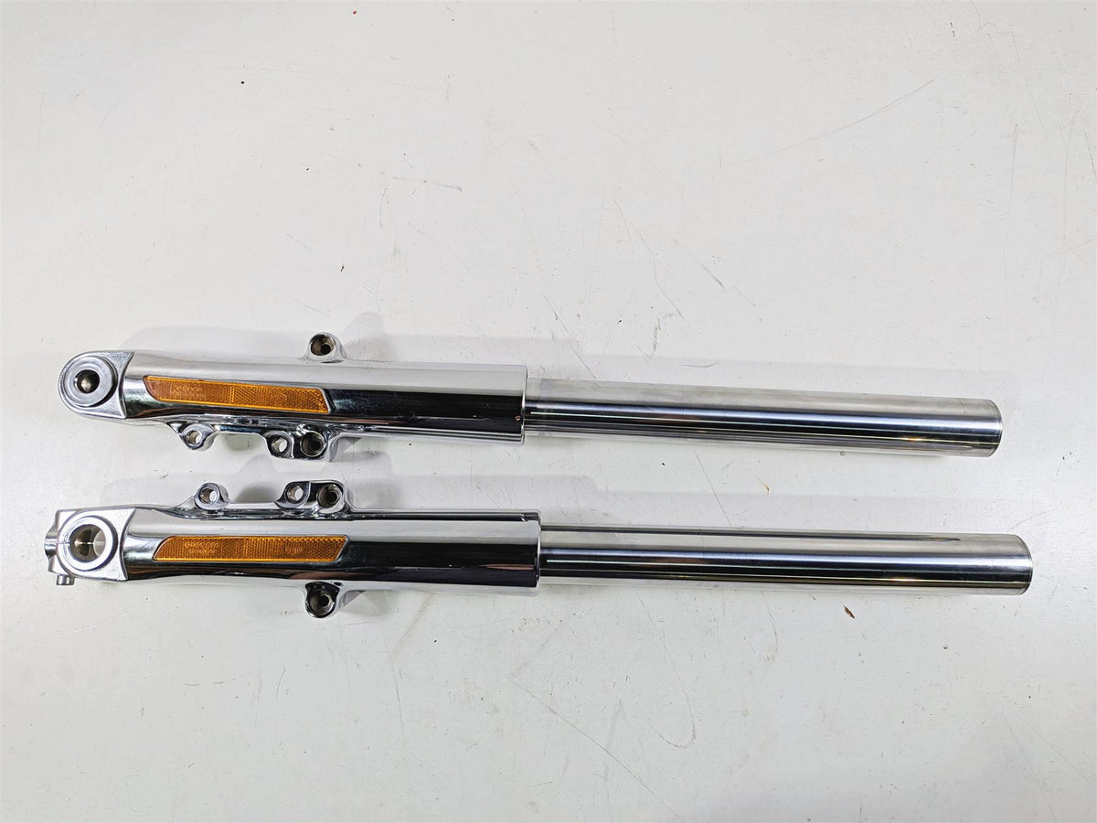 2015 Harley Touring FLTRUSE CVO Road Glide Chrome Front Fork Leg Set 45400043-Mototech271