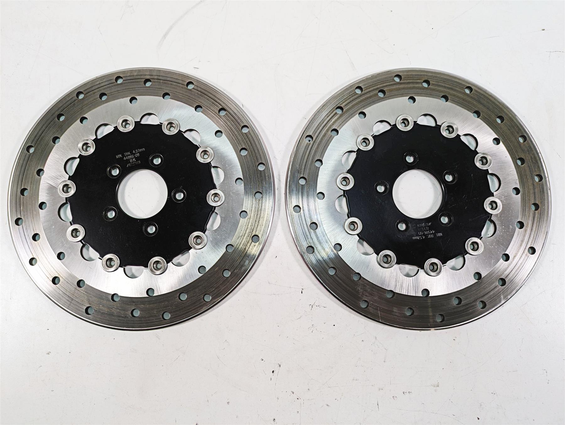 2009 Harley Dyna FXDFSE CVO Fat Bob Sunstar Front Brake Rotor Set 46778-09A {{ shop.shopifyCountryName }} - Mototech271