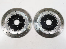 Load image into Gallery viewer, 2009 Harley Dyna FXDFSE CVO Fat Bob Sunstar Front Brake Rotor Set 46778-09A
