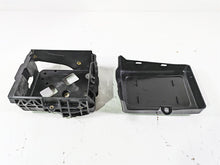 Load image into Gallery viewer, 2015 Harley FXDL Dyna Low Rider Battery Tray &amp; Black Cover 70379-06B
