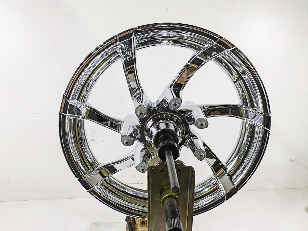 2011 Harley Touring CVO E-Glide Front Rear Agitator Chrome Wheel Set 47957-10 {{ shop.shopifyCountryName }} - Mototech271