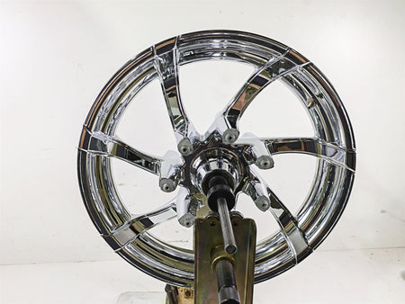 2011 Harley Touring CVO E-Glide Front Rear Agitator Chrome Wheel Set 47957-10 {{ shop.shopifyCountryName }} - Mototech271
