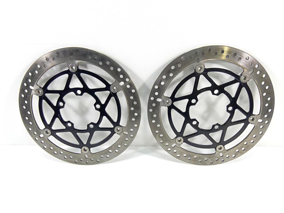 2022 Triumph Speed Triple 1200 RS Front Brake Disc Rotor Set 553miles T2022113 {{ shop.shopifyCountryName }} - Mototech271