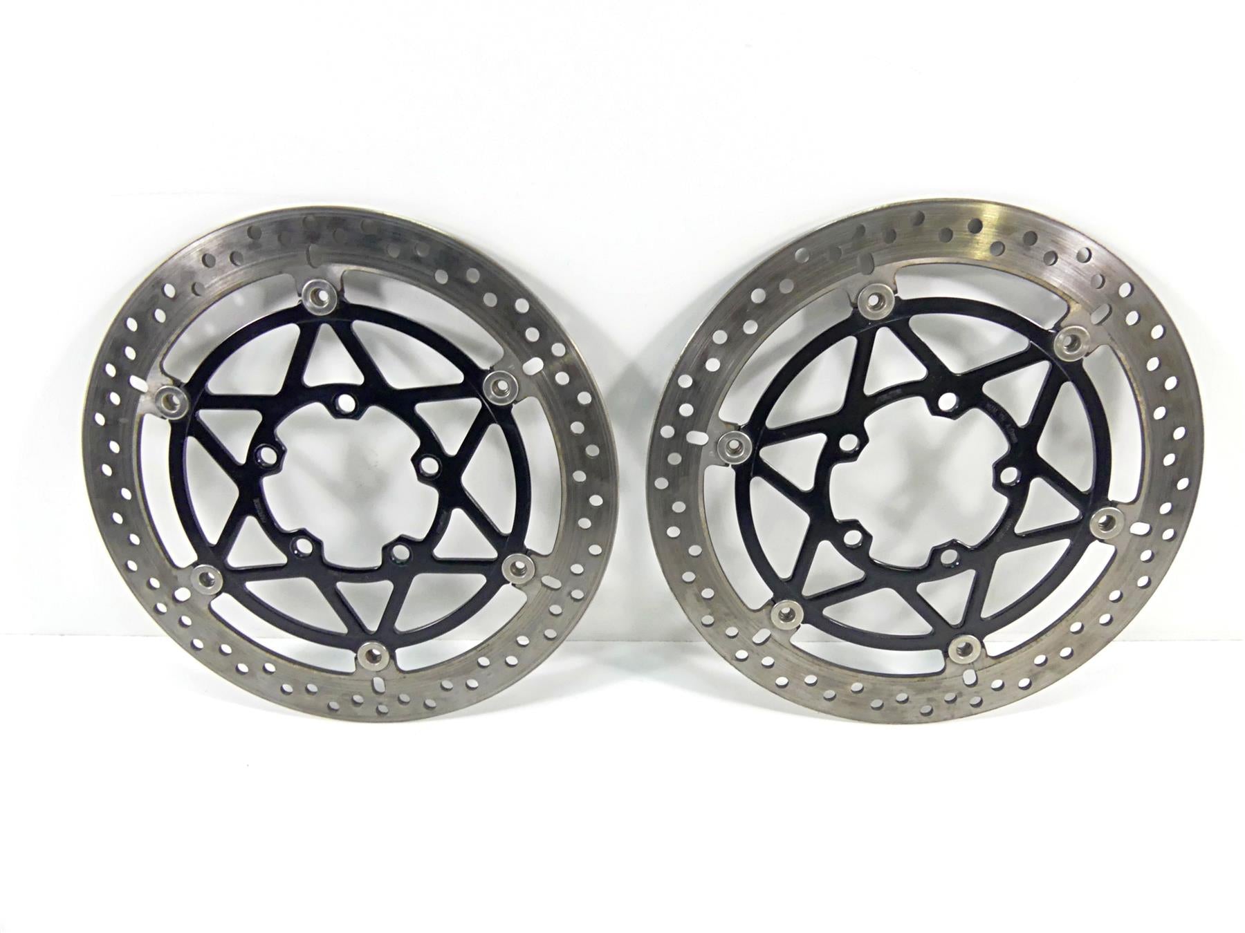 2022 Triumph Speed Triple 1200 RS Front Brake Disc Rotor Set 553miles T2022113 {{ shop.shopifyCountryName }} - Mototech271