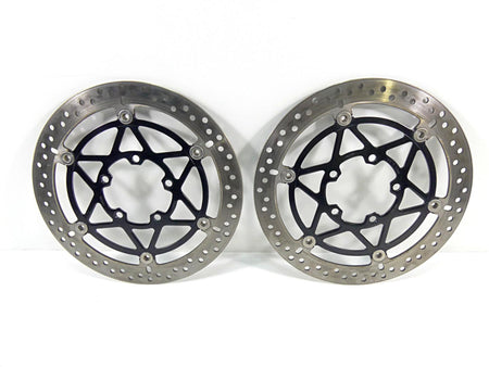 2022 Triumph Speed Triple 1200 RS Front Brake Disc Rotor Set 553miles T2022113 {{ shop.shopifyCountryName }} - Mototech271