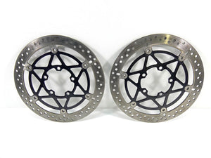 2022 Triumph Speed Triple 1200 RS Front Brake Disc Rotor Set 553miles T2022113 | Mototech271