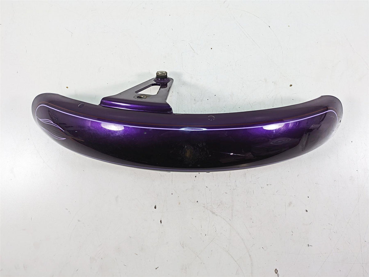 2000 Harley FXSTS Softail Springer Front Fender Concord Purple 59176-96A {{ shop.shopifyCountryName }} - Mototech271