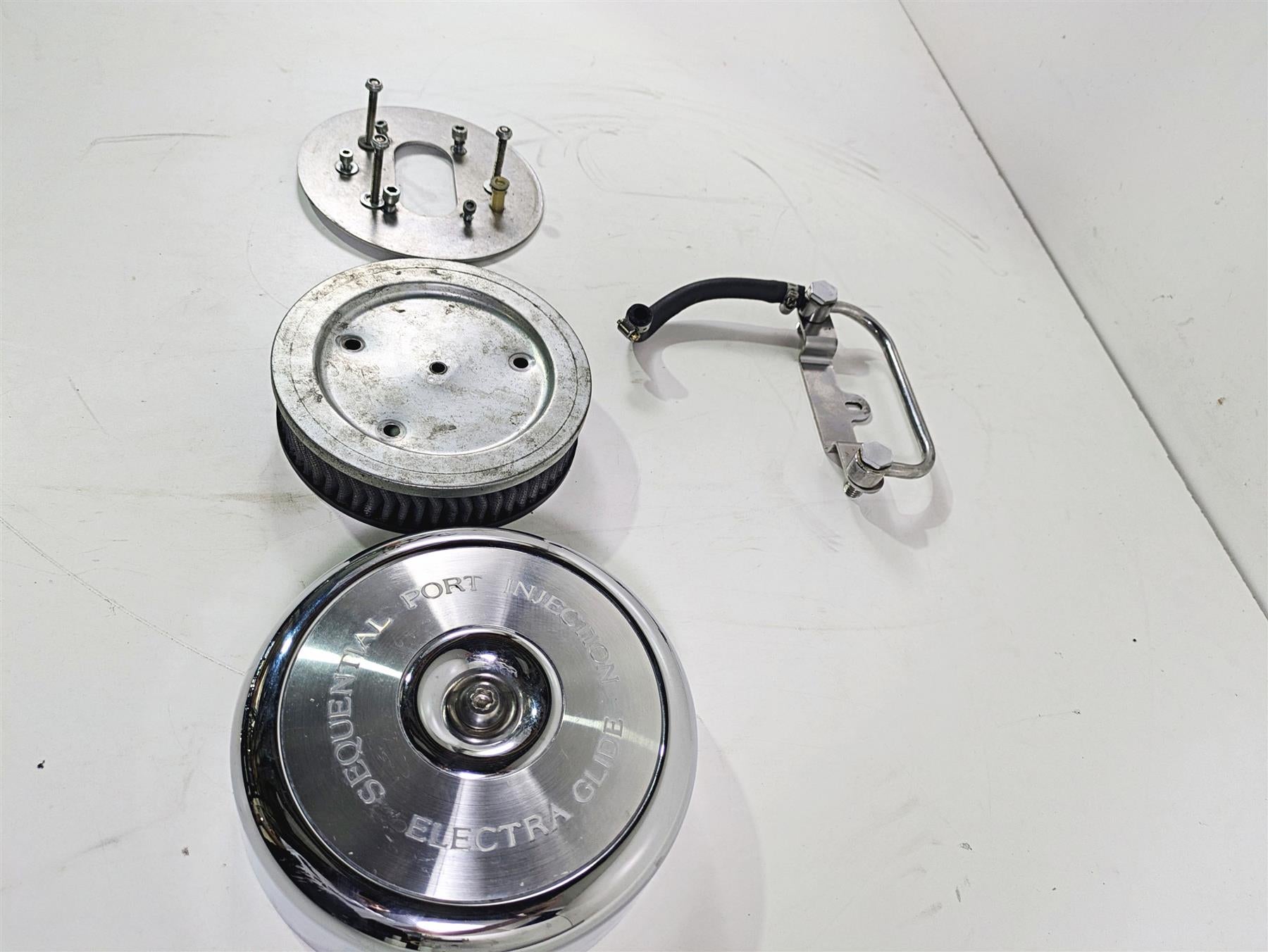 1996 Harley Touring FLHTCUI Electra Glide Air Filter Breather Cover Set 29144-95 {{ shop.shopifyCountryName }} - Mototech271
