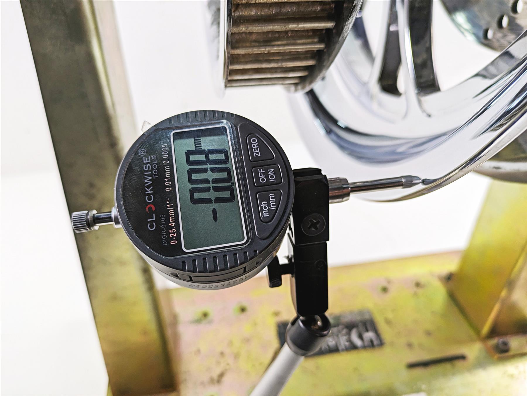 1999 Harley Dyna FXDL Low Rider 16x3 Custom Thorn Chrome Rear Wheel Rim ...