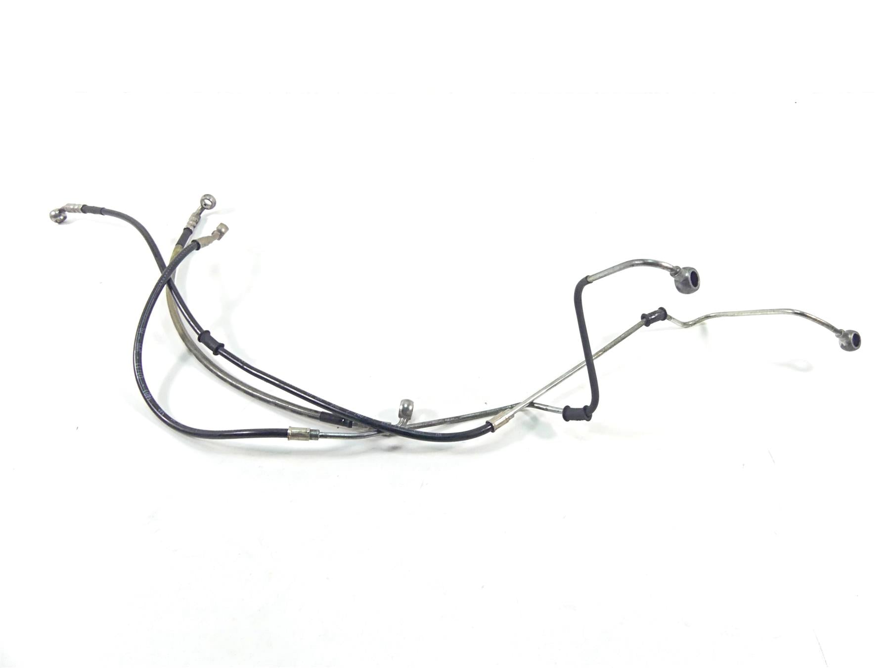 2012 Ducati Monster 1100 EVO Front Abs Brake Line Hose Set 61840942A 61841102A {{ shop.shopifyCountryName }} - Mototech271