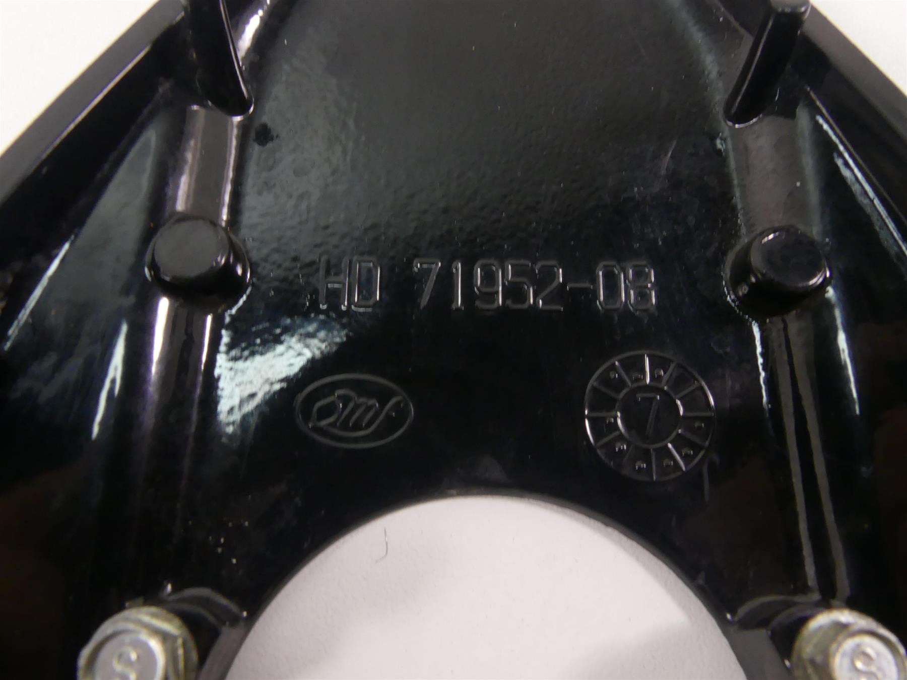 2008 Harley Softail FLSTSB Cross Bones Speedo Cover Tank Dash Console 71952-08 {{ shop.shopifyCountryName }} - Mototech271