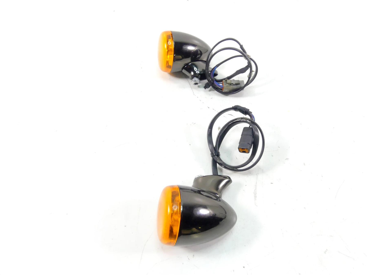 2017 Harley Softail FXSB Breakout Rear Black Blinker Turn Signal Set 68461-09 {{ shop.shopifyCountryName }} - Mototech271