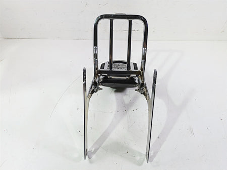 2002 Harley Dyna FXDL Low Rider Rear Chrome Sissy Bar Backrest Six Pack Rack {{ shop.shopifyCountryName }} - Mototech271