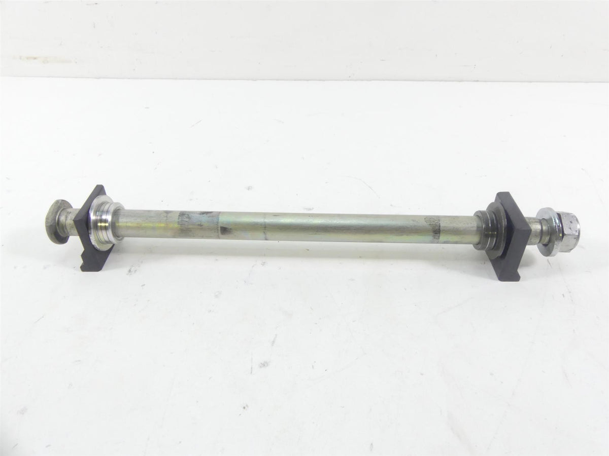 2007 Yamaha XVS1300 V-Star Rear 20mm Spindle Axle & Adjusters 3D8-25381-00-00 {{ shop.shopifyCountryName }} - Mototech271