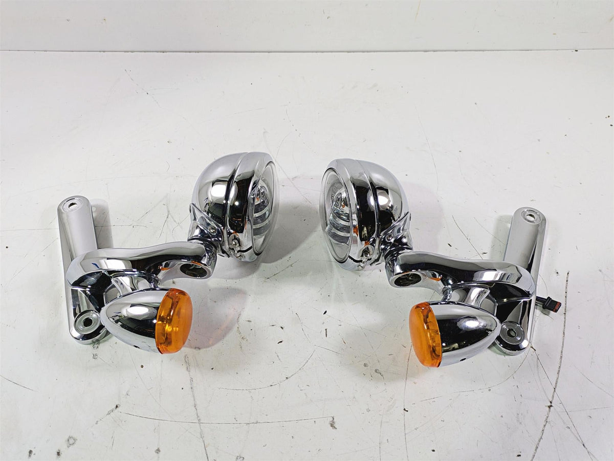 2015 Harley Touring FLHTKL E -Glide Low Front Spot Light Blinker Set 68000021 {{ shop.shopifyCountryName }} - Mototech271