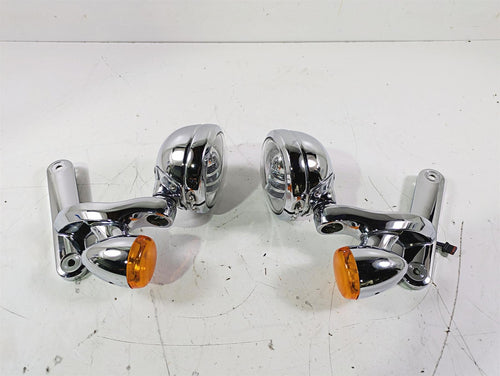 2015 Harley Touring FLHTKL E -Glide Low Front Spot Light Blinker Set 68000021 | Mototech271
