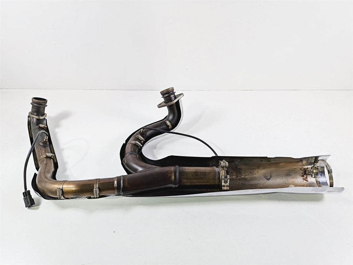2020 Indian Challenger Limited Exhaust Header & Chrome Heat Shield 1263417-Mototech271