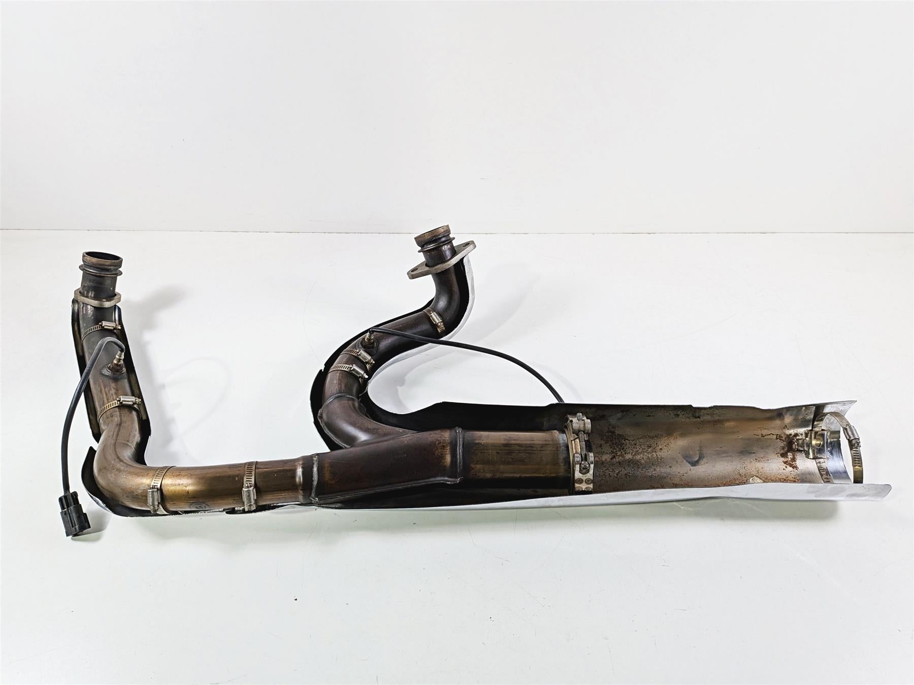 2020 Indian Challenger Limited Exhaust Header & Chrome Heat Shield 1263417-Mototech271