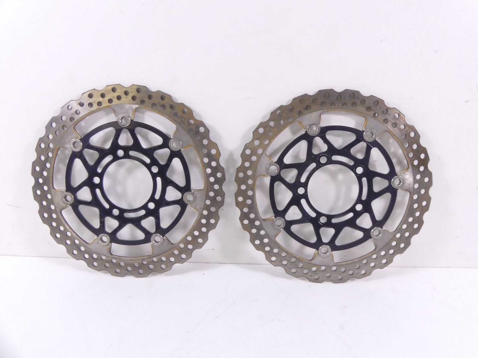 2017 Kawasaki ZX636 ZX6R Ninja Front Brake Disc Rotor Set 41080-0590-5C | Mototech271