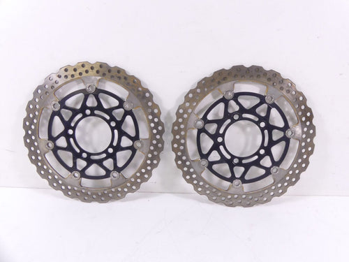 2017 Kawasaki ZX636 ZX6R Ninja Front Brake Disc Rotor Set 41080-0590-5C | Mototech271