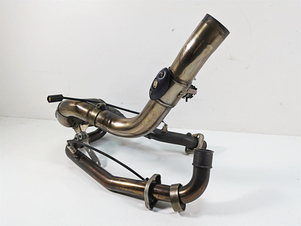 2011 Ducati Hypermotard 1100 Evo SP Stock Exhaust Header& Mid Pipe 57221571B {{ shop.shopifyCountryName }} - Mototech271