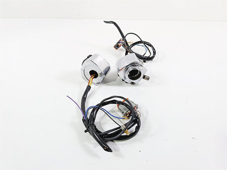 1995 Harley XL883 Sportster Hugger L+R Chrome Control Switches 70218-87 70219-87 {{ shop.shopifyCountryName }} - Mototech271