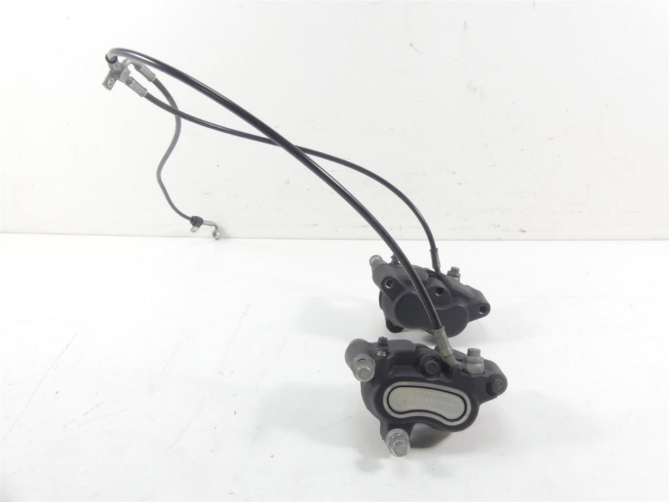 2014 Harley Dyna FXDF Fat Bob Front Dual Brake Caliper Set 41300001 41300002 {{ shop.shopifyCountryName }} - Mototech271