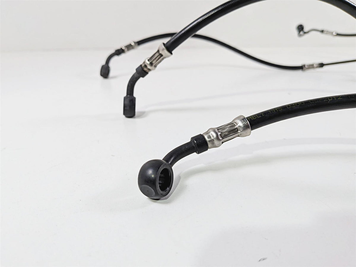 2013 Harley VRSCDX Night Rod Special Front Abs Brake Line Hose Set 41800135-Mototech271