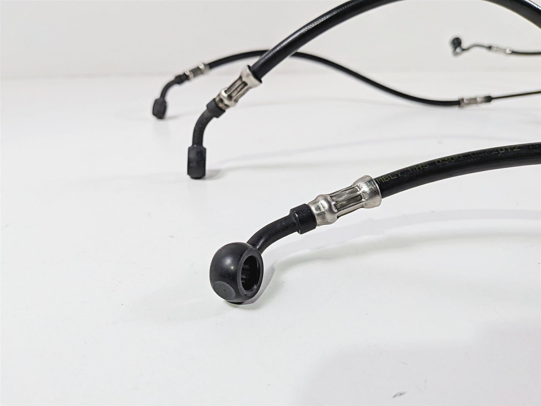 2013 Harley VRSCDX Night Rod Special Front Abs Brake Line Hose Set 41800135-Mototech271