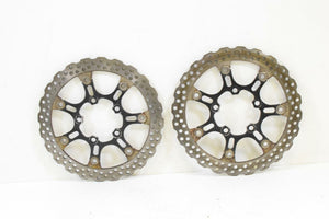 2006 Kawasaki ZX10R ZX10 R Ninja Front Brake Rotor Disc Set 41080-0098-11I | Mototech271