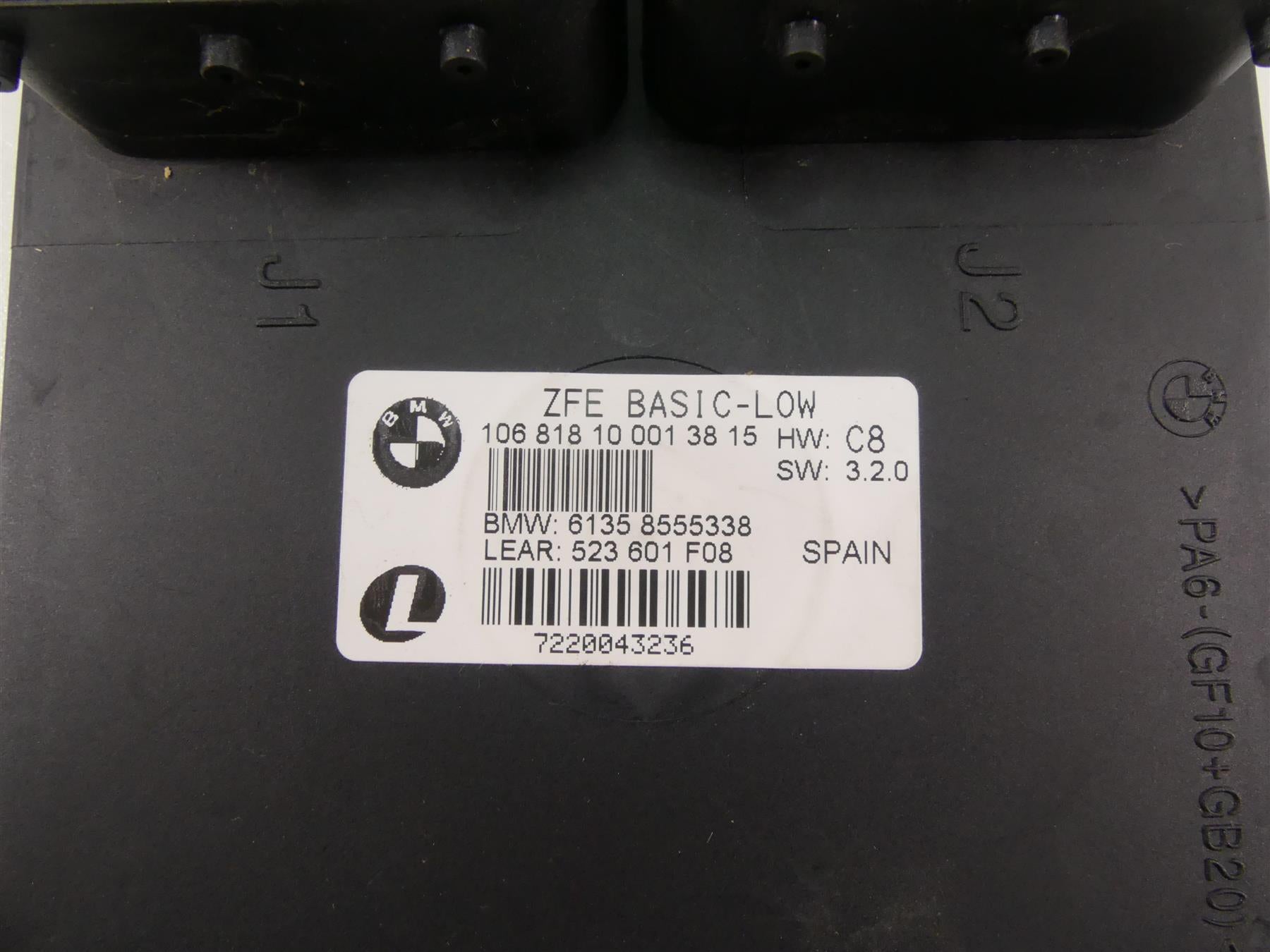 2016 BMW R nineT R9T K21 Central Chassis Zfe Basic-Low Cntrl Module 61358555338 {{ shop.shopifyCountryName }} - Mototech271