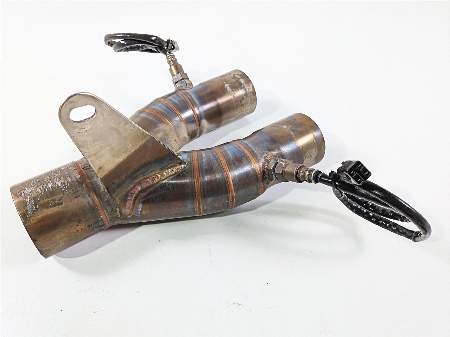2024 Yamaha YZF R1 RN65 Aftermarket 2-1 Exhaust Header Mid Pipe + O2 Sensors {{ shop.shopifyCountryName }} - Mototech271
