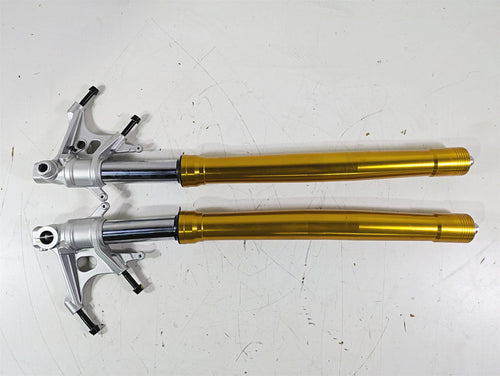 2021 Aprilia RS660 Bent Front Forks Leg Set R 2B006359 L 2B006360 | Mototech271