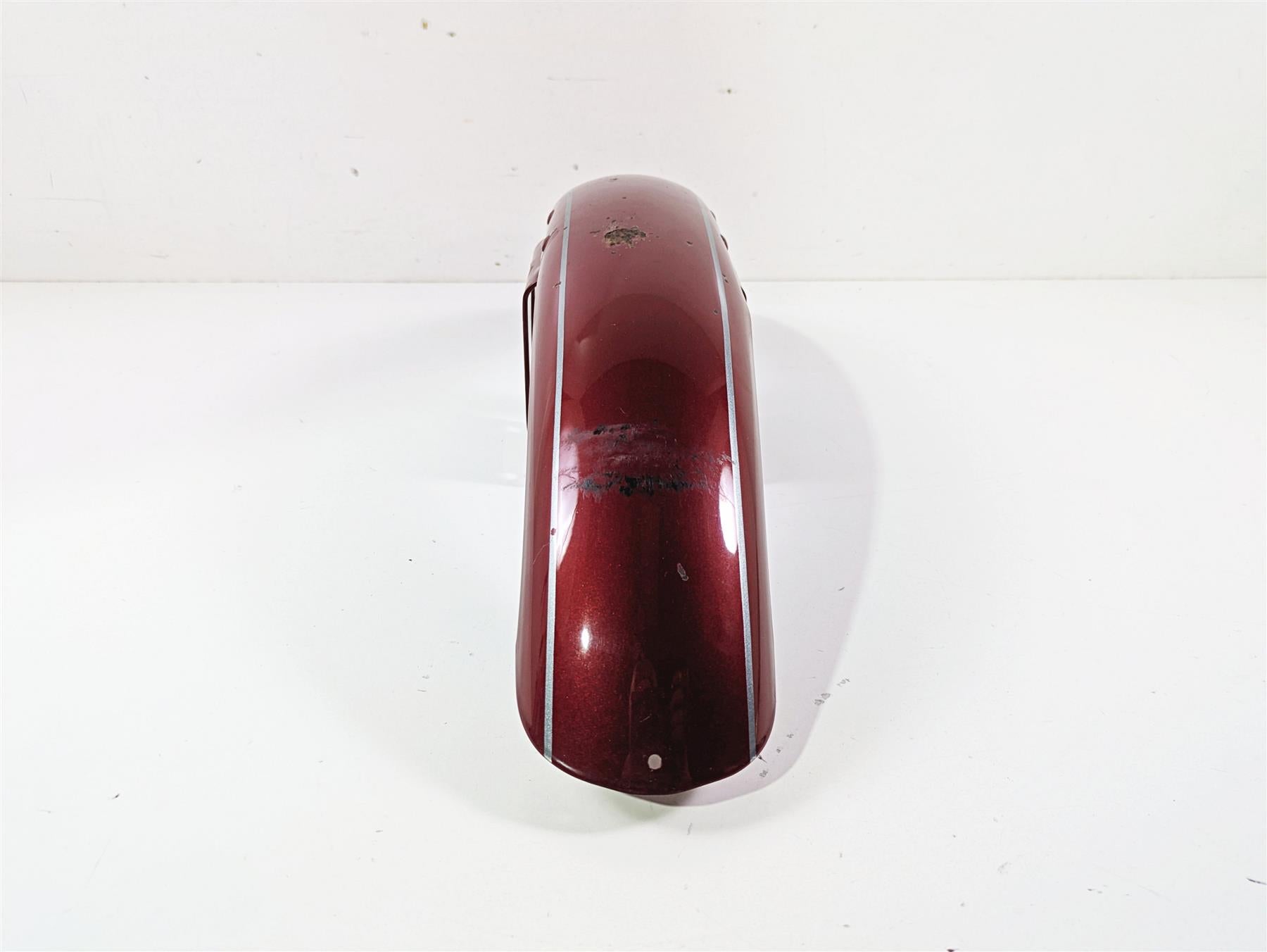 2007 Harley Sportster XL1200 C Front Fender Fire Red Pearl - Dent 58998-83E {{ shop.shopifyCountryName }} - Mototech271