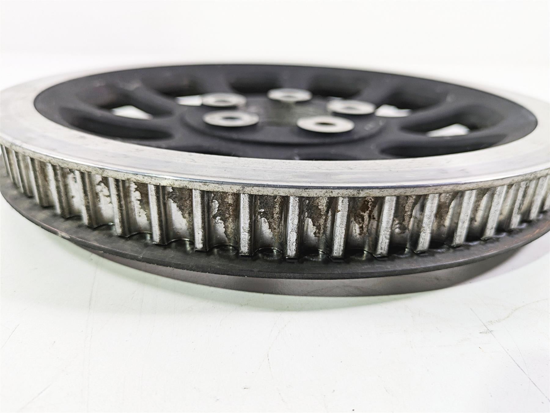 2008 Harley FLSTSB Cross Bones Rear Drive Belt Pulley 66T 20mm 37715-07 {{ shop.shopifyCountryName }} - Mototech271
