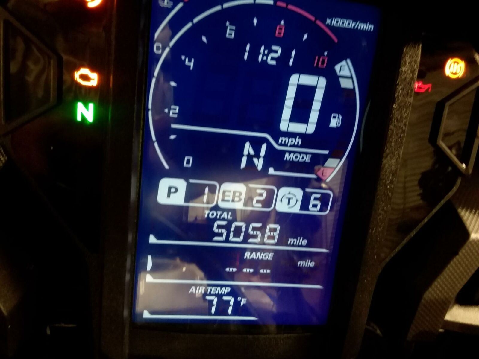 2018 Honda CRF1000 Africa Twin Speedometer 5K Speedo Gauge 37100-MKK-A21 {{ shop.shopifyCountryName }} - Mototech271