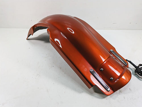 2011 Harley Touring FLTRU Road Glide Custom Fiber Stretched Rear Fender + Light For 2 into 1 Exhaust | Mototech271