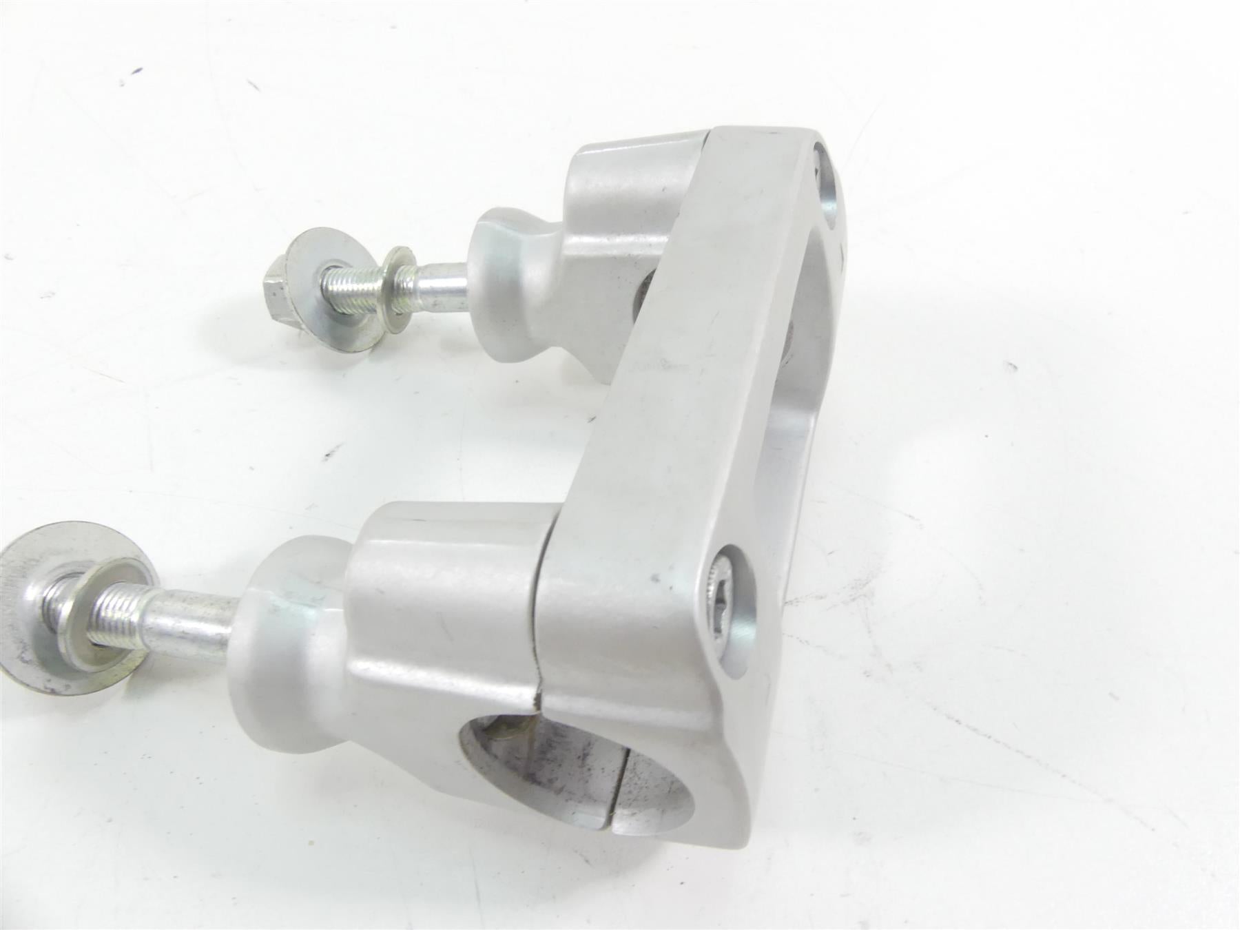 2008 Ducati Hypermotard 1100 Handlebar Handle Bar Riser Holder Set 36010921A {{ shop.shopifyCountryName }} - Mototech271