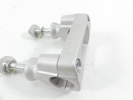 2008 Ducati Hypermotard 1100 Handlebar Handle Bar Riser Holder Set 36010921A {{ shop.shopifyCountryName }} - Mototech271