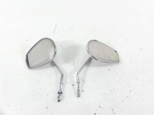 2014 Harley FXDL Dyna Low Rider Chrome Rear View Mirror Set 91840-03 91845-03