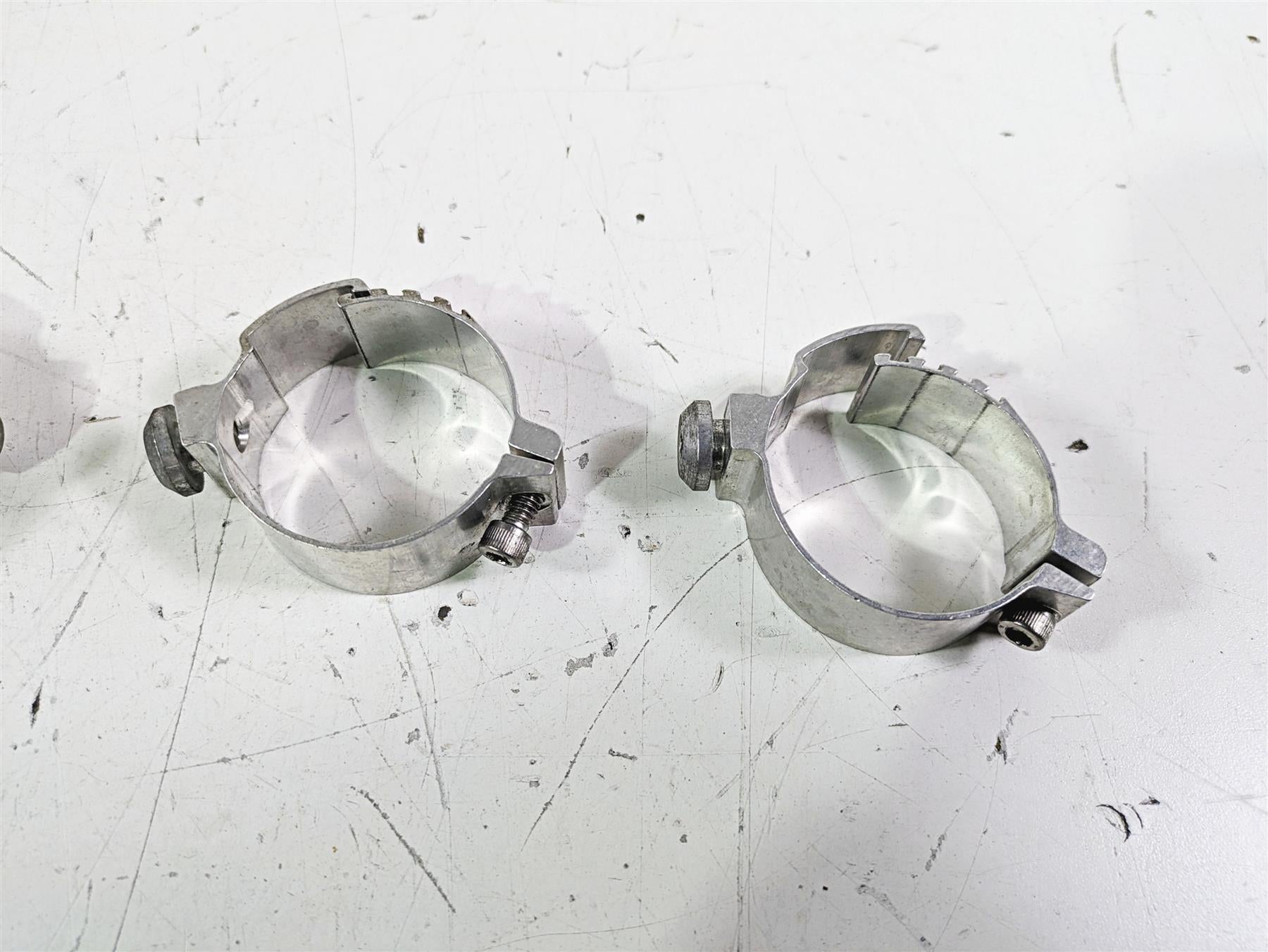 2002 Honda VTX1800 Retro Wind Shield Windscreen Mount Clamp Set {{ shop.shopifyCountryName }} - Mototech271