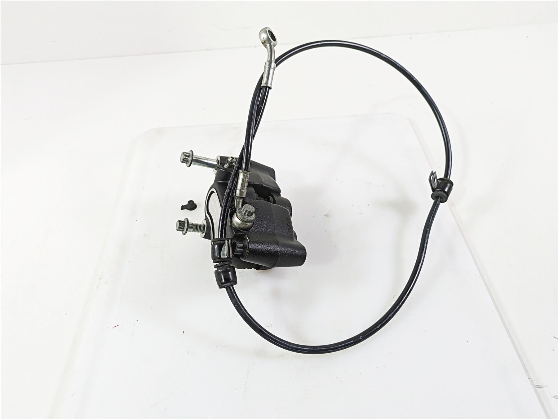 2008 Harley FLSTC Softail Heritage Front Brake Caliper + Line 44046-08 {{ shop.shopifyCountryName }} - Mototech271