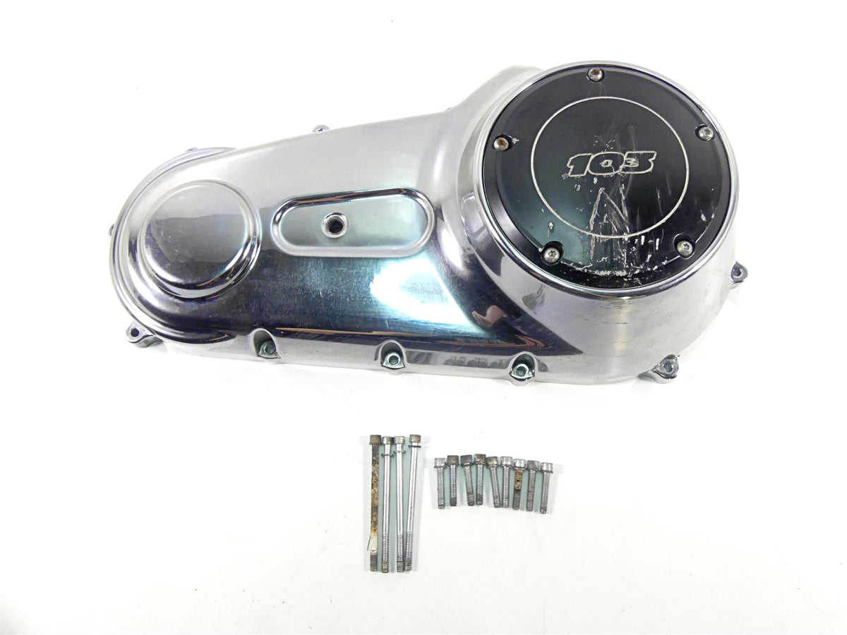 2014 Harley FXDL Dyna Low Rider Outer Primary Drive Clutch Cover Mid 60764-06A {{ shop.shopifyCountryName }} - Mototech271