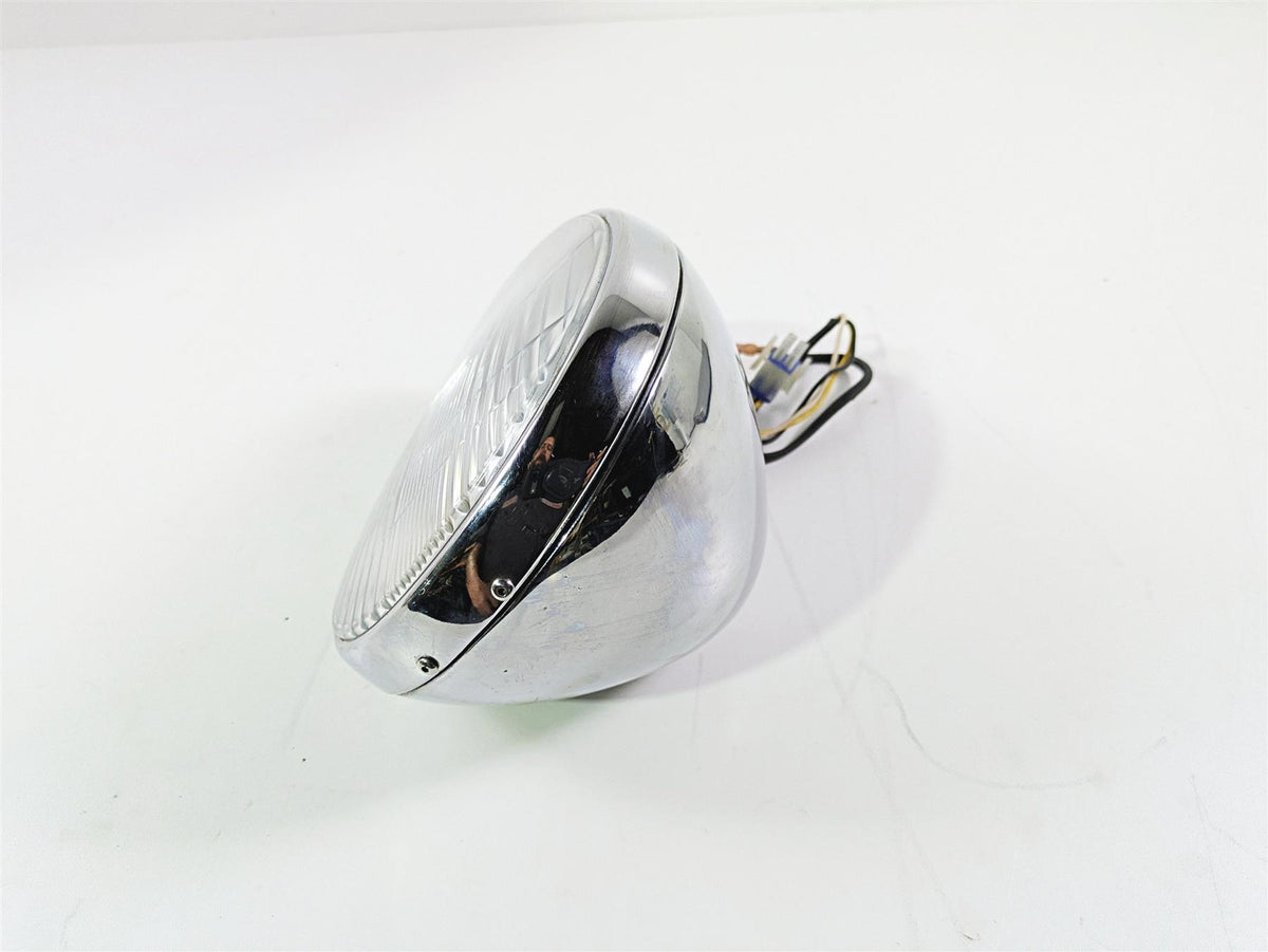2002 Indian Spirit Deluxe Headlamp Light Lamp Lens & Bucket & Mount 68-126 {{ shop.shopifyCountryName }} - Mototech271