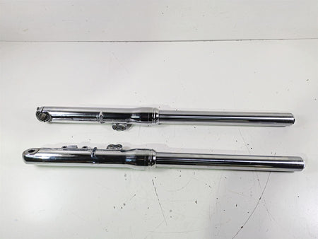 2007 Harley FXDWG Dyna Wide Glide Straight Chrome Front Fork Leg Set 47288-06A {{ shop.shopifyCountryName }} - Mototech271