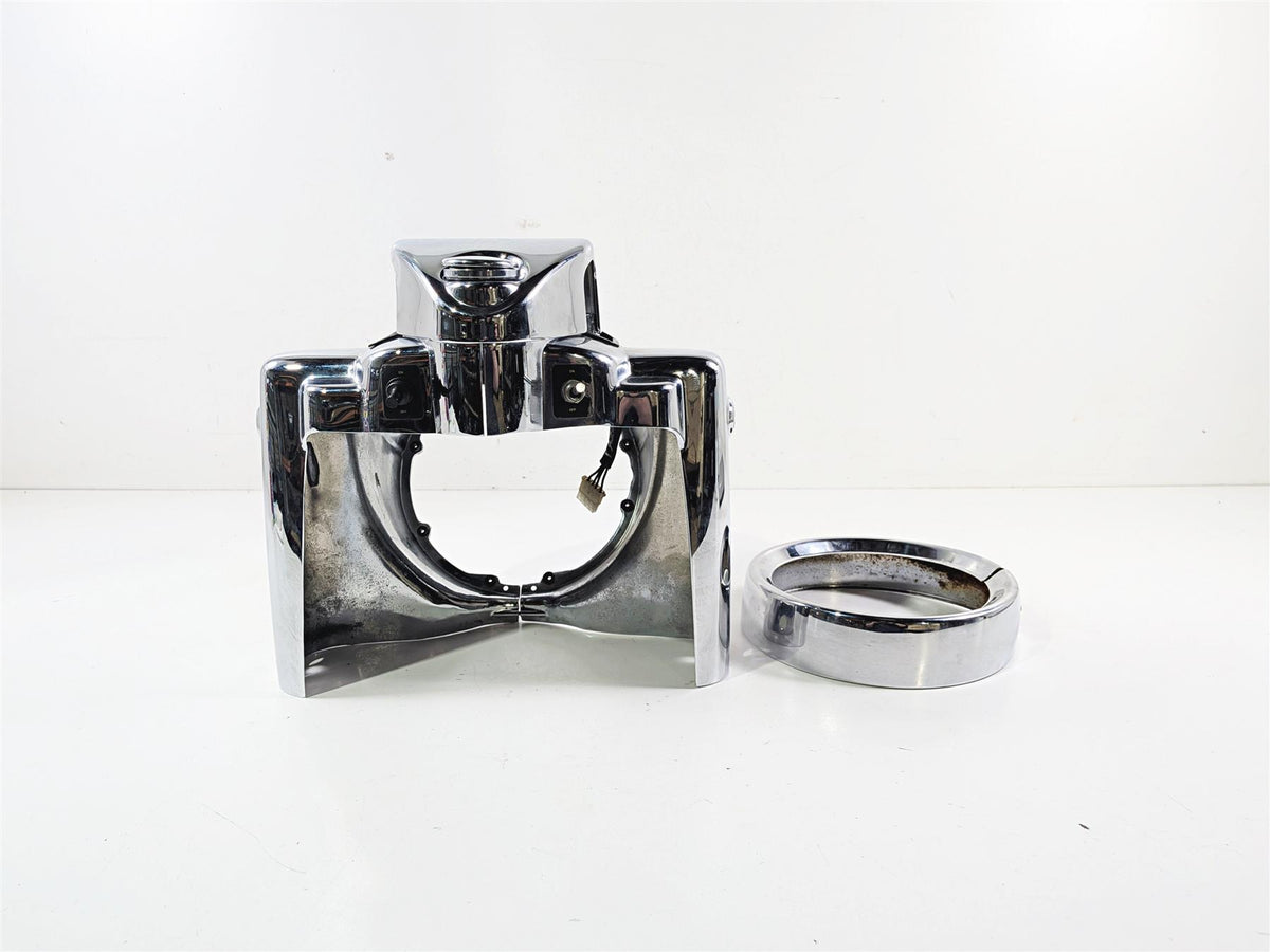 2000 Harley Touring FLHRCI Road King Headlight Cover Nacelle 67674-94 67682-94 {{ shop.shopifyCountryName }} - Mototech271